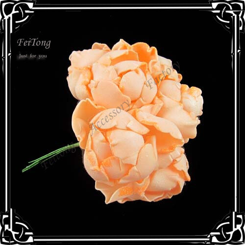 6 pcs/lot Buatan PE bunga palsu bunga Tangan buket karangan bunga Bridal