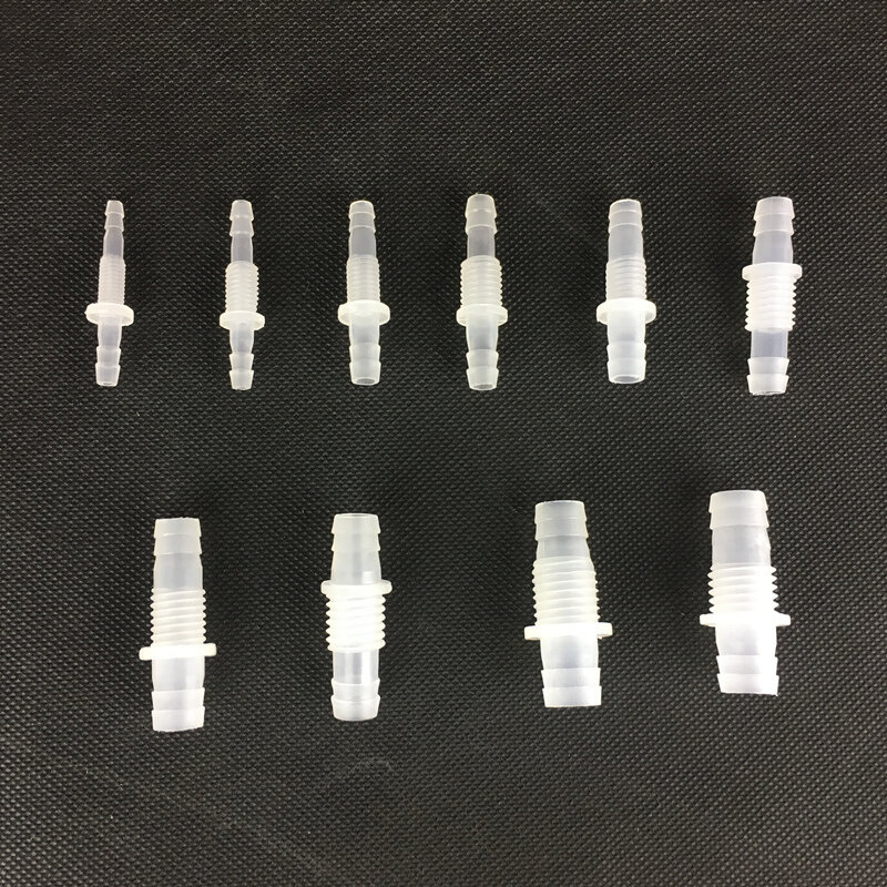 6-M10-6 plastic slang adapter plastic connector tube fittings plastic barb fitting