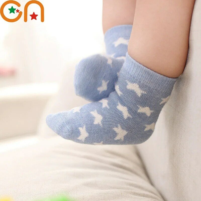 5 Paare/los Kinder Weiche Baumwolle Socken Junge Mädchen Baby Infant Mode Streifen Warm Für Herbst Winter 0-8 Jahre kinder Cartoon Socke