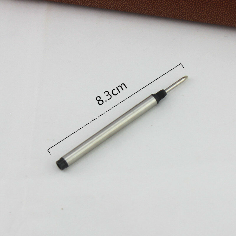 Recargas tipo tornillo para bolígrafo Rollerball, Mini Cocodrilo, 9cm, 0,5mm, negro, azul, a elegir, 10 unidades