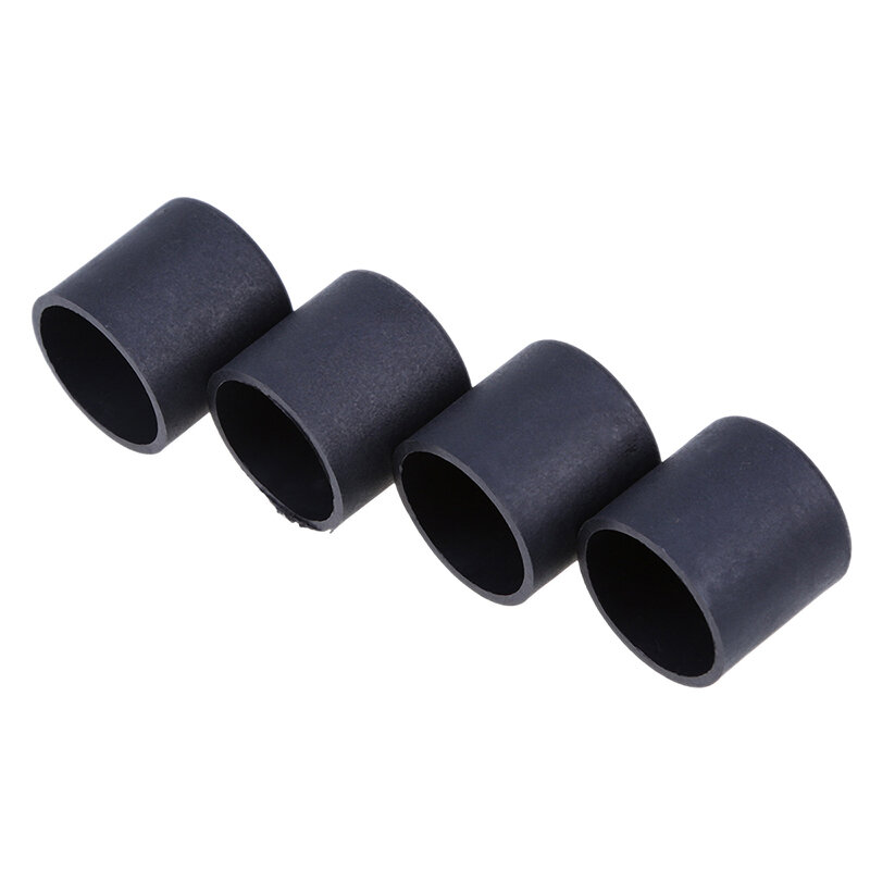 4PCS Sedia di Plastica Piedi Protezioni Nero Antiscivolo Mobili Gambe Sedia Da Tavolo Zerbino Pad di Base Cap Copertina Piano Protector pata mueble