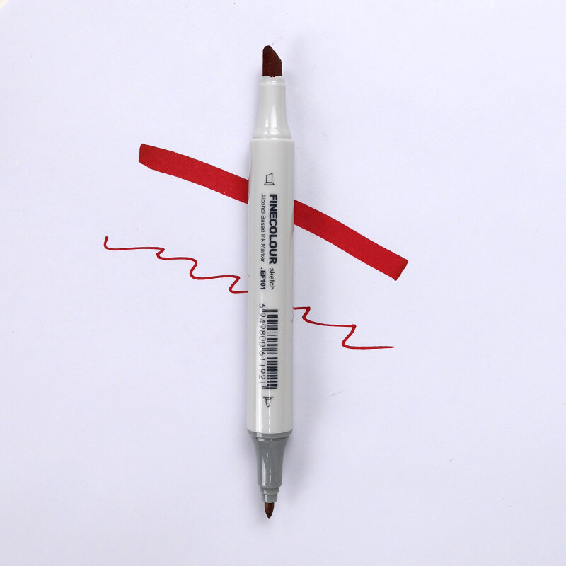 Finecolour EF101 Alcol Inchiostro Doppio-headed Sketch Marker Penna del Manga Disegno Pennarelli Artistici