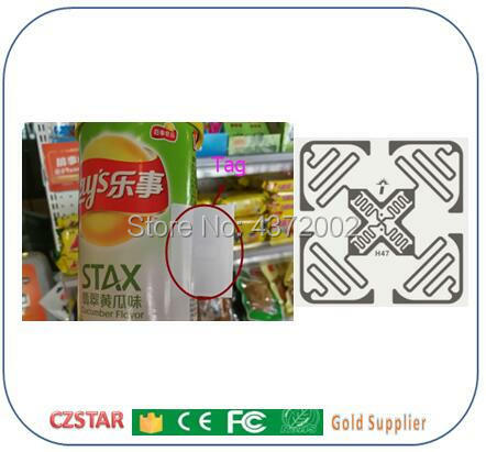 RFID tags UHF Unmanned shop Smart supermarket 3D omni-directional electronic tags 3D-OMNI M4QT Coated paper self-service shop