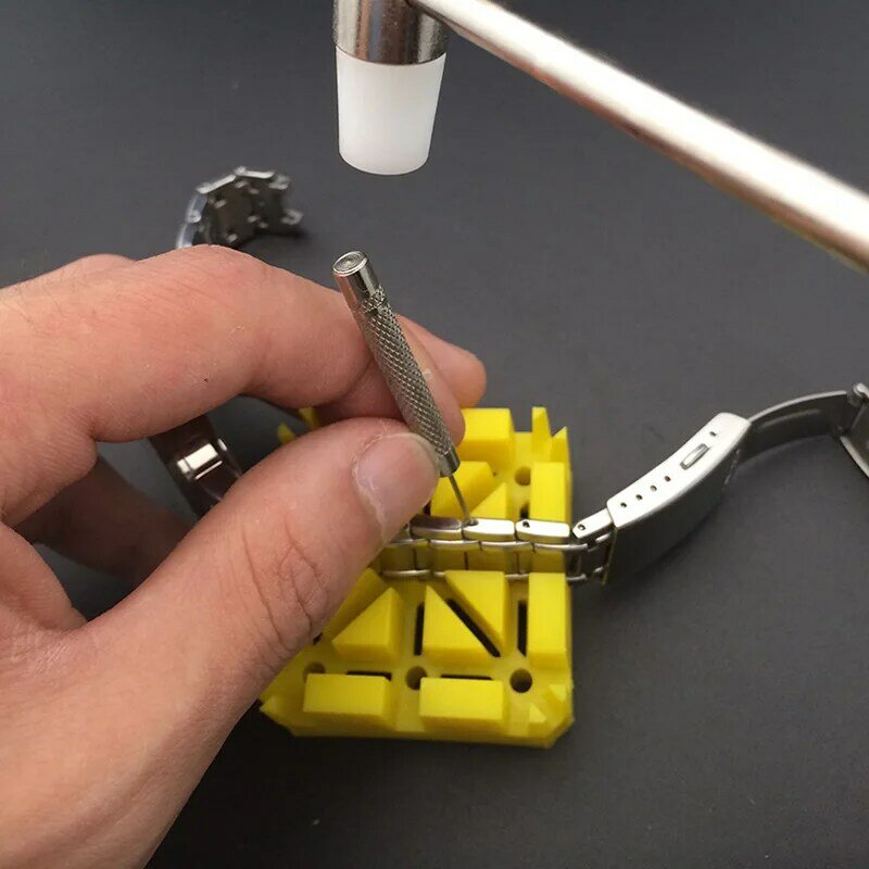 Ferramenta de reparo removedor de pino, ferramenta para reparo de pulseira de aço e remoção de pinos de ligação 0.7/0.8/0.9/1.0, preço diferente mm novo