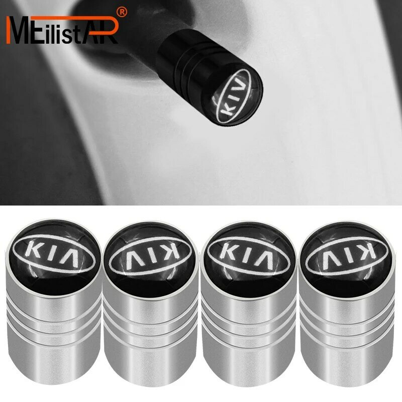 4PCS Car Wheel Tire Parts Valve Stem Caps Cover For Kia Ceed Rio Sportage R K3 K4 K5 Ceed Sorento Cerato Optima car Accessories