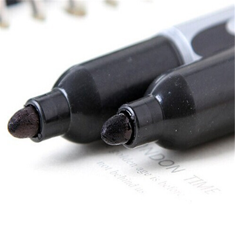 C202 색상 지울 수없는 마크 펜 블랙 마크 펜, 다채로운 서명 도매 대량 오일 마크 문구 사무 용품 학생을 위한