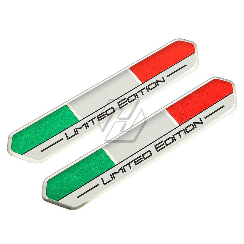 الكروم عاكس إيطاليا العلم طبعة محدودة ملصق خزان للدراجة البخارية لصائق الحال بالنسبة أبريليا RSV4 RS4 سيارة التصميم ملصقا