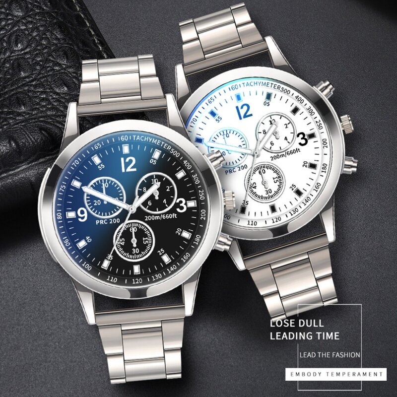 Reloj militar único Unisex nuevo reloj de cuarzo de moda para hombre relojes de pulsera de acero inoxidable para hombre reloj masculino