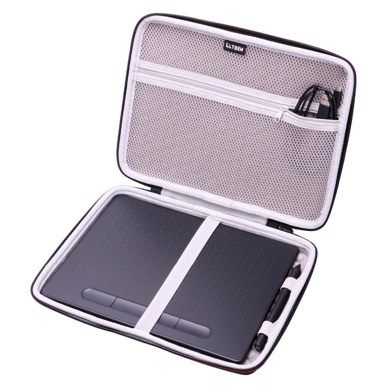 LTGEM EVA Hard Case Fit für Wacom Intuos Drahtlose Grafik Tablet, größe 10.4 "x 7.8" (CTL6100)