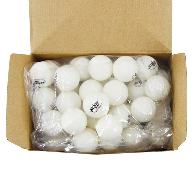 Dhs Tafeltennis Bal 120 Ballen 1 Ster D40 + Ballen Voor Tafeltennis Training Abs Seamed Poly Plastic Ping pong Ballen
