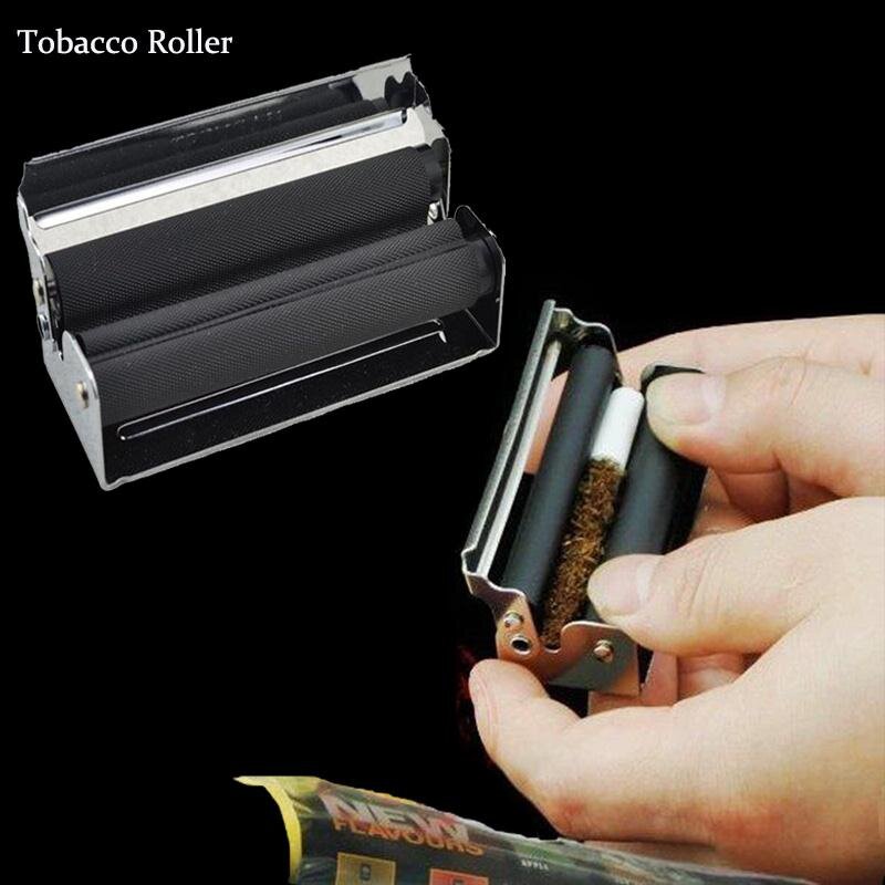 DIY llenado cigarrillo máquina de rodillos herramientas de corte de tabaco cigarrillo rodillo máquina de llenado rodillo de Metal accesorios de fumar