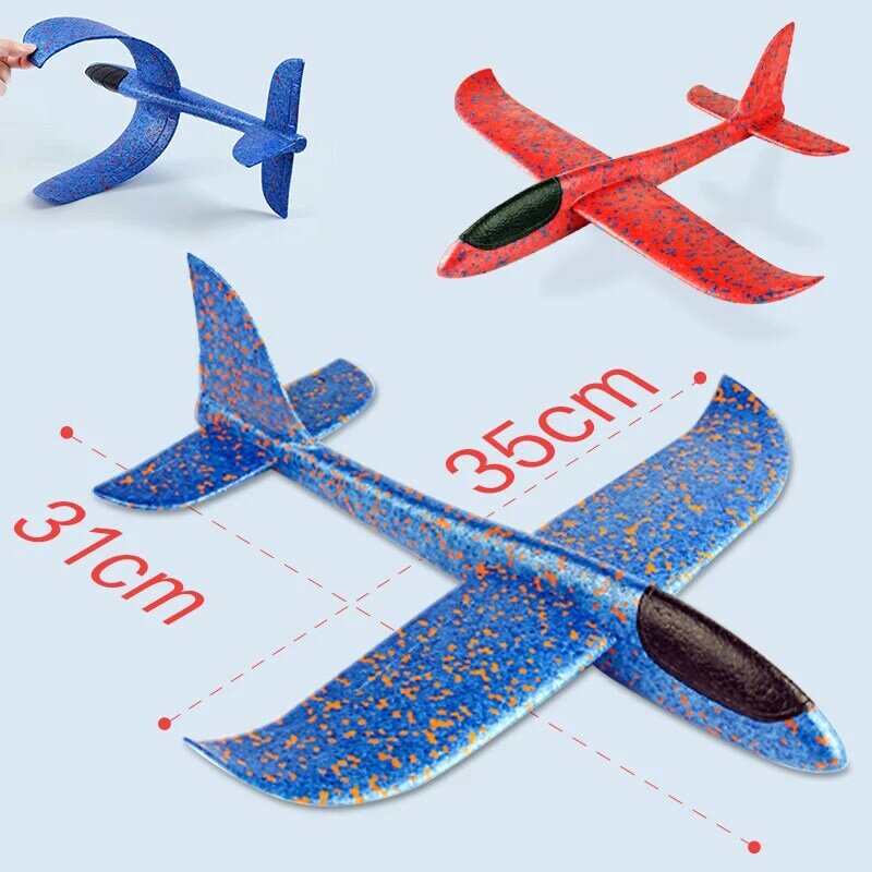 Inertial Roundabout  Flying Epp JetAirplane Glider Foam Toys Aircraft model Toy Outdoor Sports Fun Planes For kids boy Children