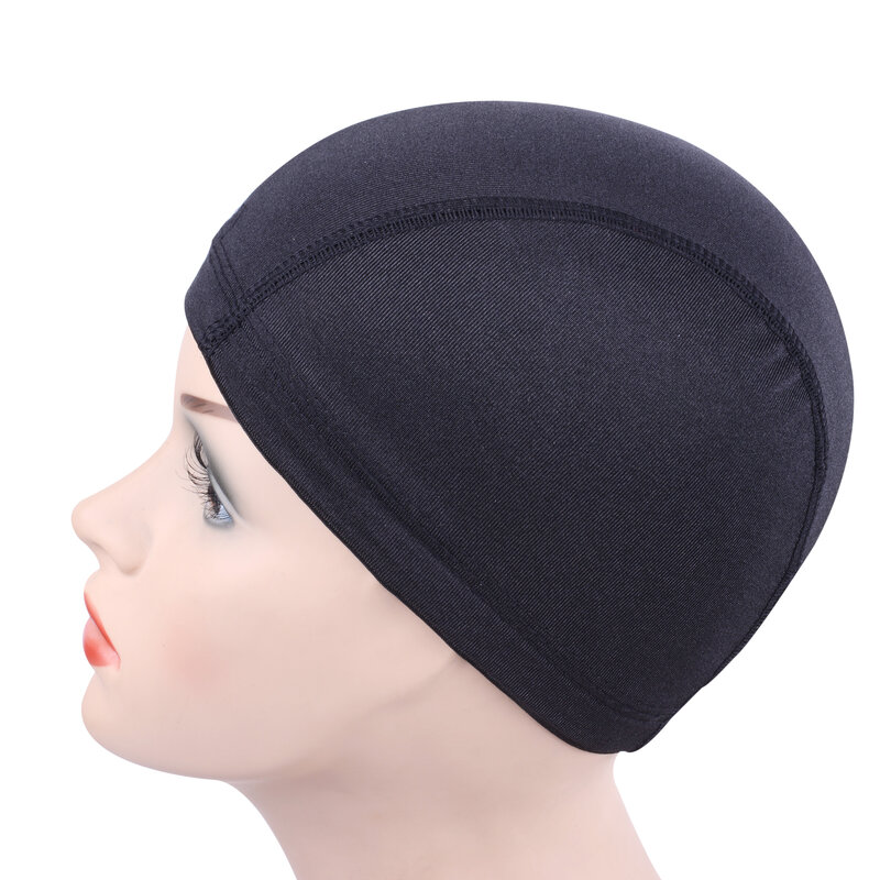 Elastic Spandex Wig Cap, Glueless Hair Net, Forro para fazer perucas, Dome Wig Cap, 1 Pc