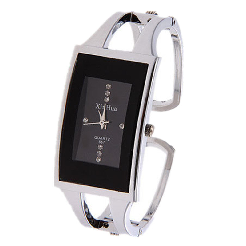 Top marka luksusowe kryształ damskie zegarki na bransolecie ze stali nierdzewnej mody zegarek dla pań kobiet zegarki kobieta zegar montre femme