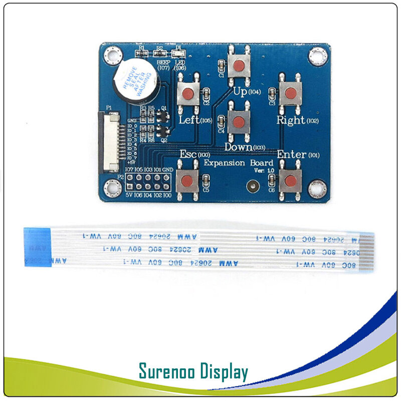 Nextion 향상된 HMI UART USART용 확장 보드, 지능형 LCD 디스플레이 모듈, GPIOs I/O 확장용 IO 어댑터