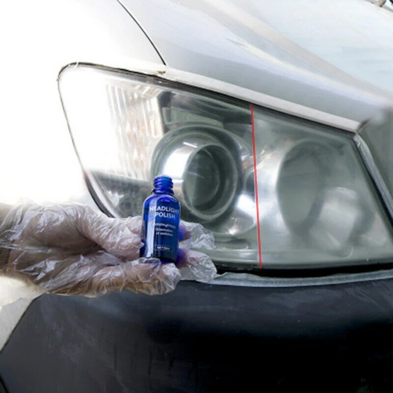 30ml Car Headlight Repair Polish Renovation Set Scratch Remove Oxidation Coating repair the light scratches