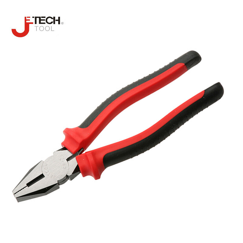 Jetech 1pc 6" 7-inch 8 inch combination pliers for cutting high leverage comfortable grip heat treated steel lifetime guarantee