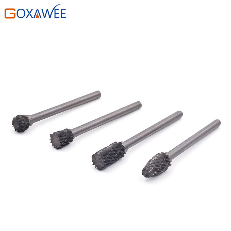1pc/pack Dremel Accessories Milling Cutter Engraving Bits Tungsten Steel Carbide rotary file burs for Dremel rotary tools