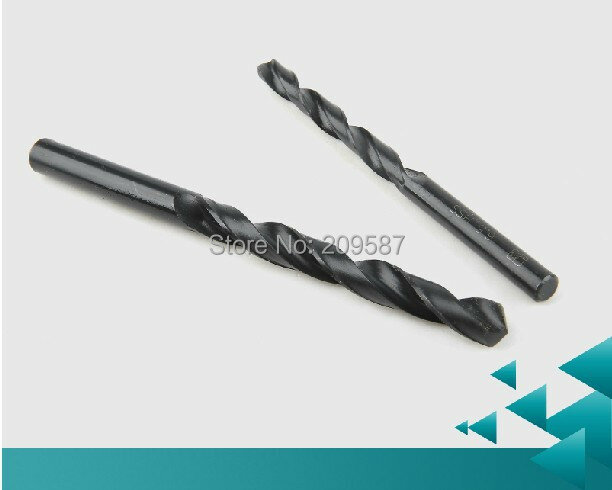 10pcs Straight Shank HSS9341 Rolled Twist Drill Bits Diameter 6.5mm (0.2560")
