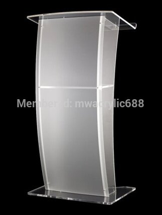 Kanzel möbel Freies Verschiffen Hohe Qualität Preis Angemessener CleanAcrylic Podium Kanzel Rednerpult acryl podium plexiglas