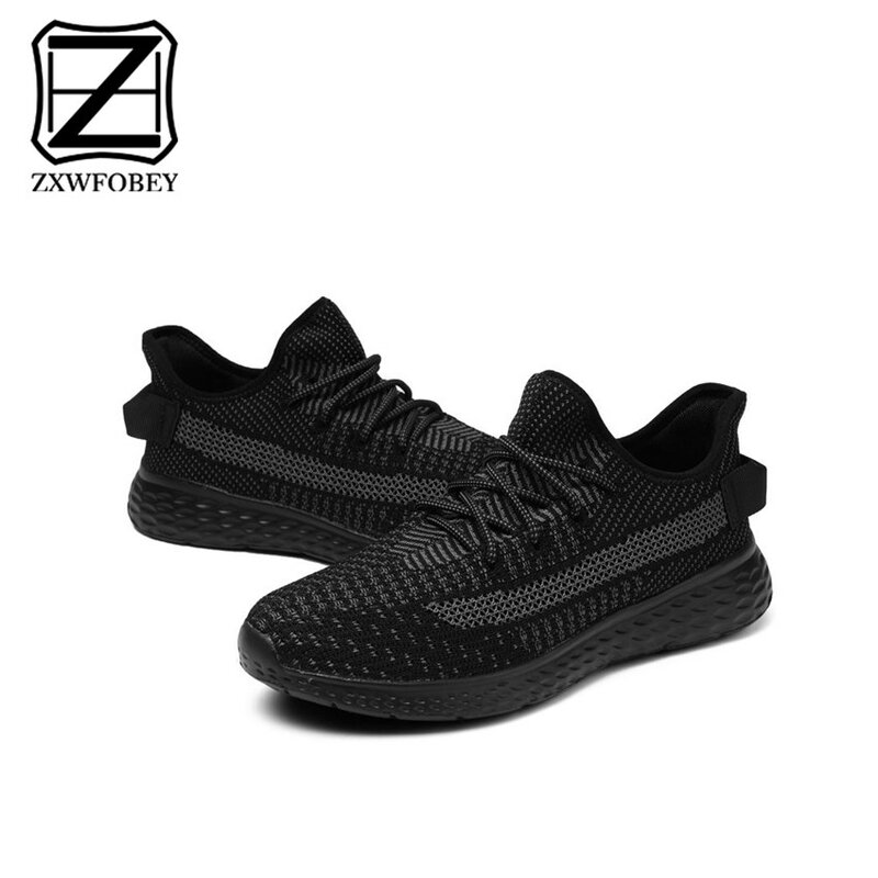ZXWFOBEY-أحذية رياضية مريحة في الهواء الطلق للرجال ، أحذية رياضية للشاطئ والجري ، شبكة مسامية وخفيفة الوزن