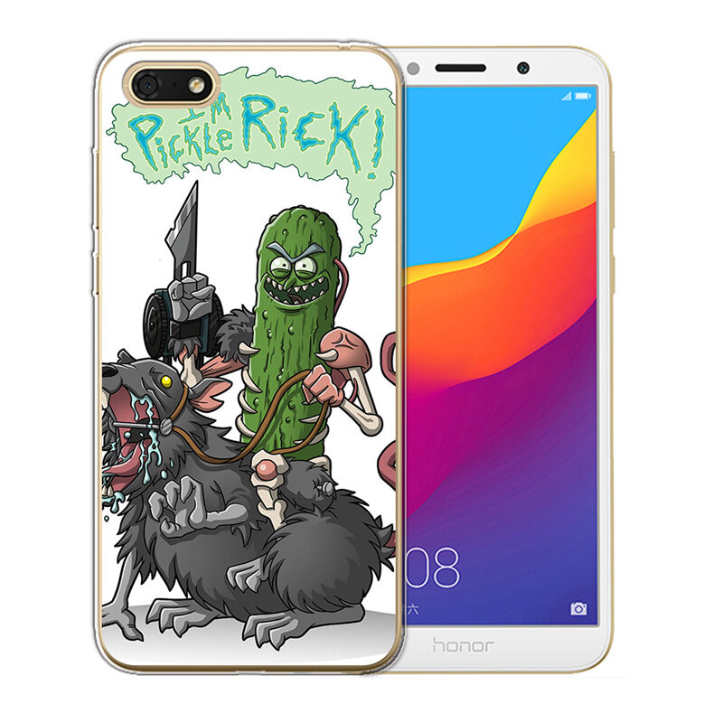 Mode de luxe funda coque capa Rick et Morty housse de téléphone pour Huawei Mate 20 Pro Lite Honor 6A 6X7 7X 7C 7A 8 8X9 10