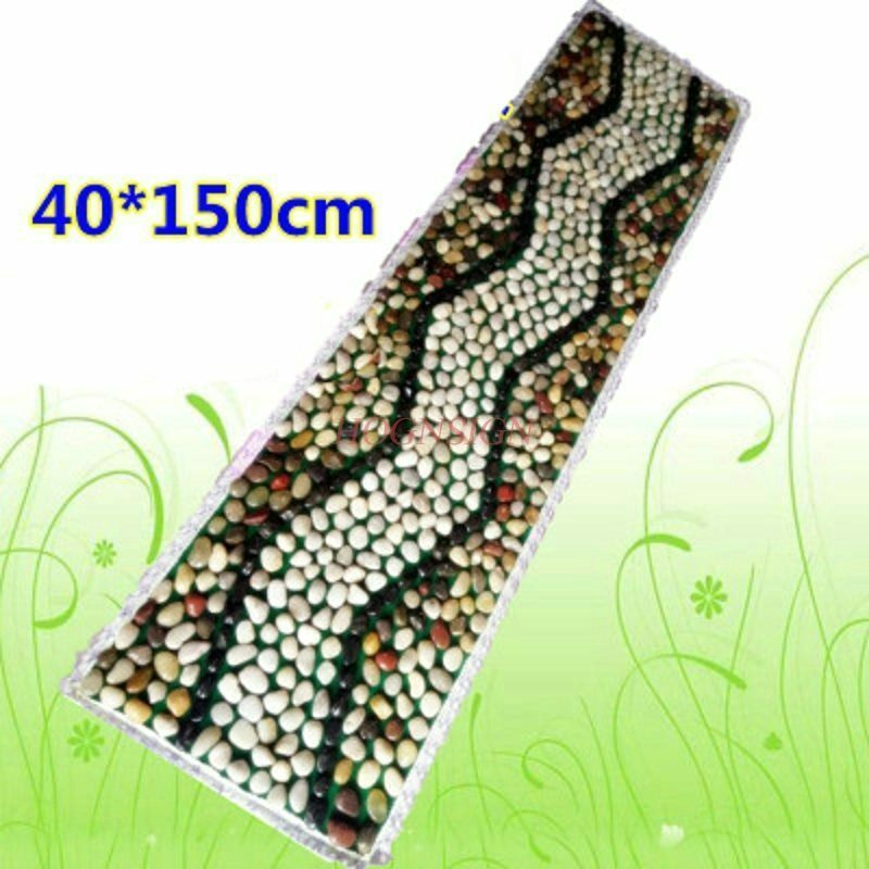 Foot Massage Pad Point Care Tool Natural Stone Pebbles Cushion Massager Pedicure Walking Carpet Road Finger Pressing Plate