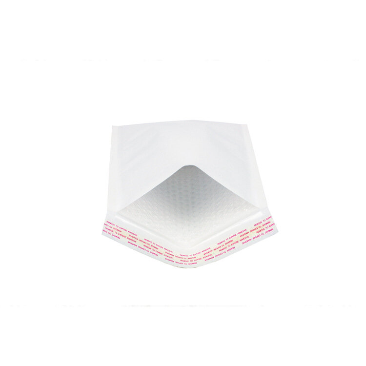 مغلفات ورقية بيضاء مقاس 150 × 180 مللي متر مصنوعة من مغلفات الورق المبطن حقيبة شحن مغلف مع كيس بريد من الفقاعات 10 قطعة