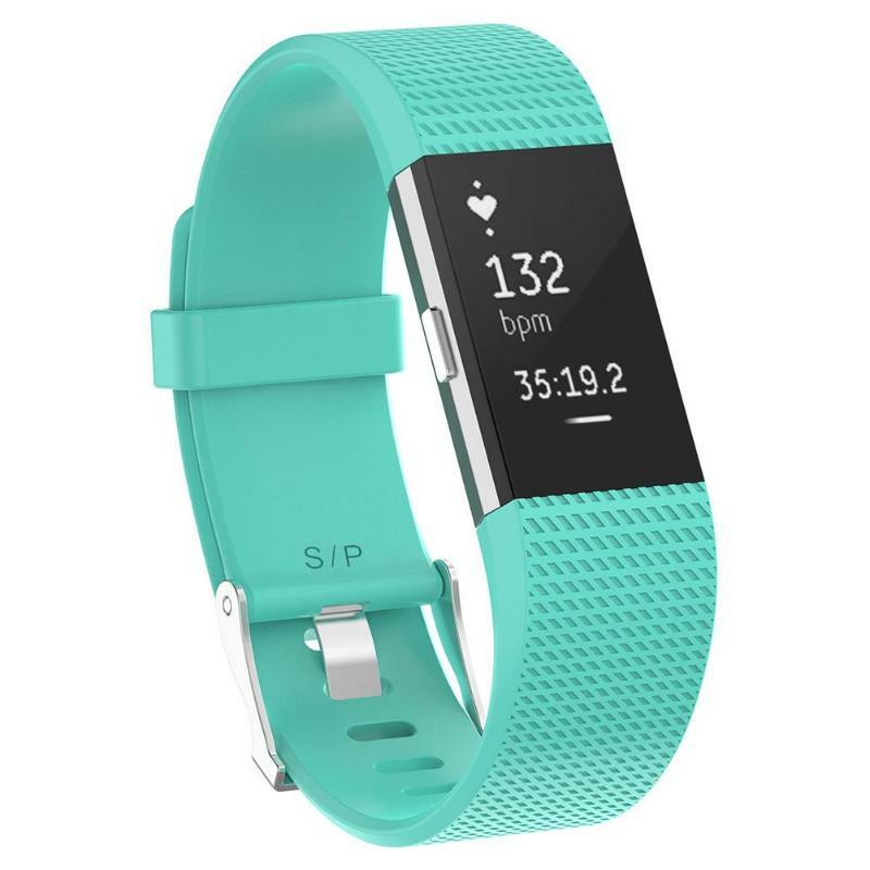 Miękkie silikonowe sportowe paski do zegarków bransoletka wymiana paska zegarek na rękę pasek dla Fitbit Charge 2 pasek do zegarka w formie bransolety promocja