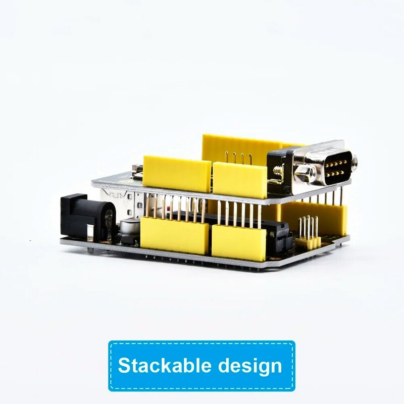 Keyestudio-escudo CAN-BUS, chip MCP2515 con enchufe SD para Arduino UNO R3/caja de regalo, novedad de 2019