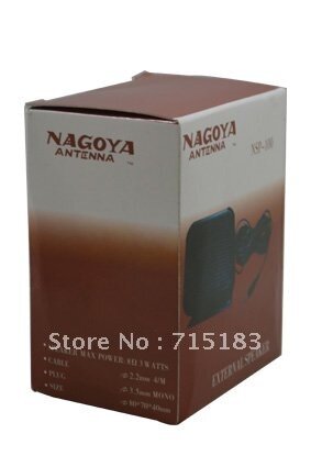 100% nowy oryginalny NAGOYA NSP-100 głośnik zewnętrzny 8ohm z wtyczką 3.5mm do przenośna radiostacja