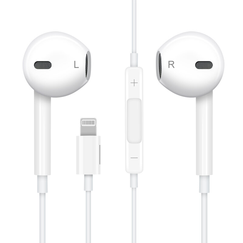 No Ouvido Bluetooth Fone de Ouvido música Carga apple fones de ouvido Com Fio Esporte Estéreo Baixo para iPhone 6/7/8/ X