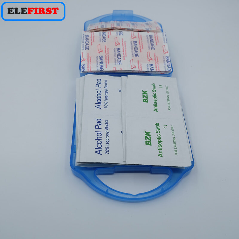 Mini แบบพกพากลางแจ้งฉุกเฉินชุดกล่อง PP Band-Aids First Aid Kits สำหรับ Home Travel Outdoor Survival ฉุกเฉินเครื่องมือ