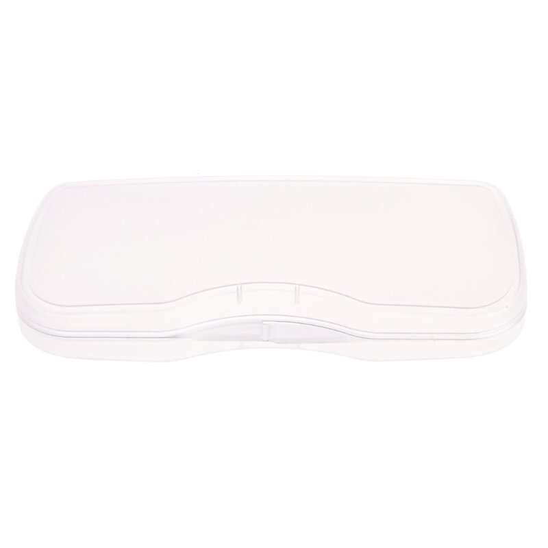 1Pcs Hot Portable Transparent Shell Case Protector Box For Clip-on Flip-up Len Glasses