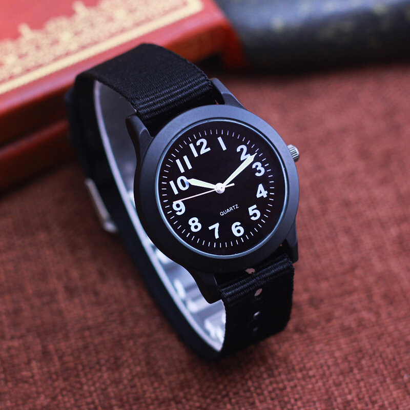 2024 JINNAIER marka nowa sława mężczyźni chłopcy chłopcy dziewczyny moda fajne kwarcowe szabla zegarki studenci na płótnie elektroniczny zegarek na rękę
