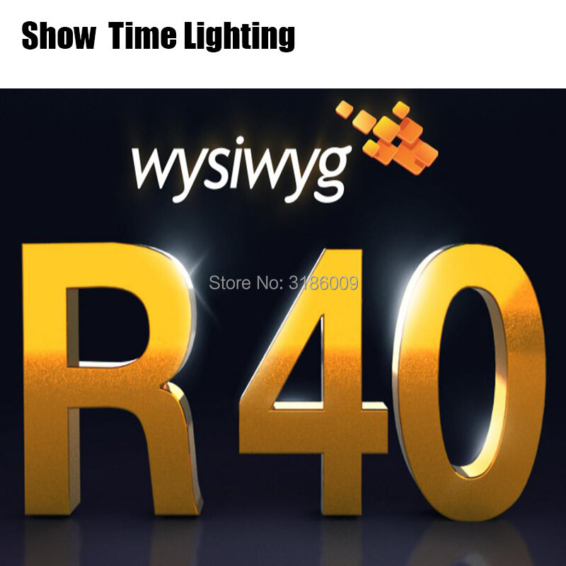 2019 newest version Stage Lights Show Builder Software WYSIWYG Release R40 Crack Dongle Emulator Clone USB