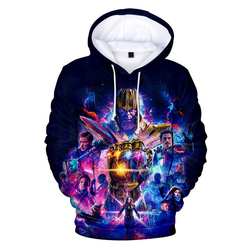 Avengers Endgame Quantum Realm Sweatshirt with hooded Advanced Tech Hoodie Cosplay halloween costume superhero Iron Man Hoodies