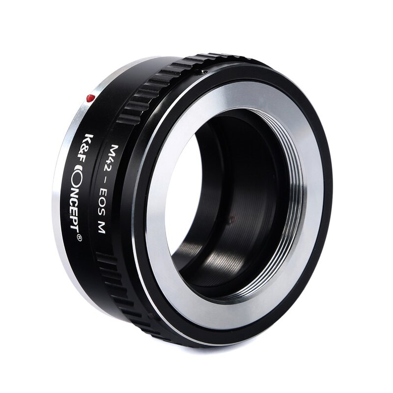 K&F Concept Brand New Adapter for All M42 Screw mount Lens to for Canon EOS M Camera (for M42-EOS M)