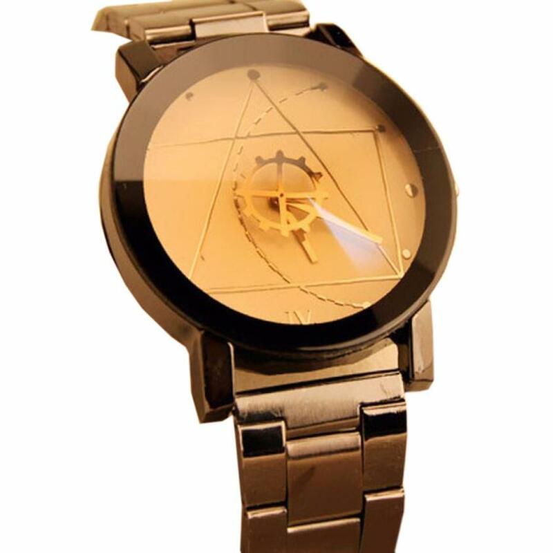 Reloj deportivo de acero inoxidable para hombre y mujer, cronógrafo de pulsera de marca superior de lujo, a la moda, 2018