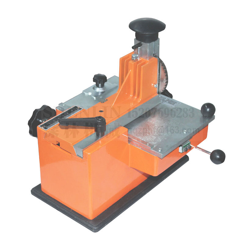 Blacha brajlowska, ręczna maszyna do wytłaczania stali, maszyna stemplująca ze stopu aluminium, narzędzie do grawerowania etykiet, SL-360