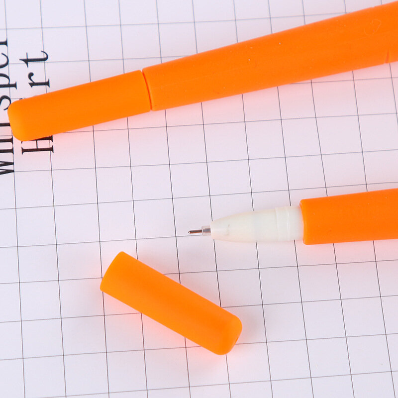 Kreatywny piśmienne żel marchew rysik pióro neutralne dostosuj 0.5mm czarne długopisy długopis signature