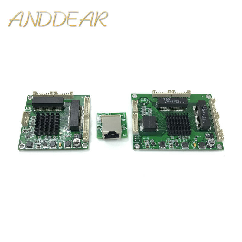 Industrie grade mini 3/4/5 port voll Gigabit schalter zu konvertieren 10/ 100/100 0Mbps Transfer modul ausrüstung schwach box schalter modul