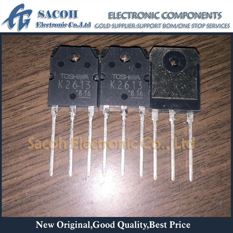 Transistor de Potência MSOFET, 2SK2613, 2SK2614, 2SK2615, 2SK2617, TO-3P, 8A, 1000V, Novo, Original, 10Pcs Lot