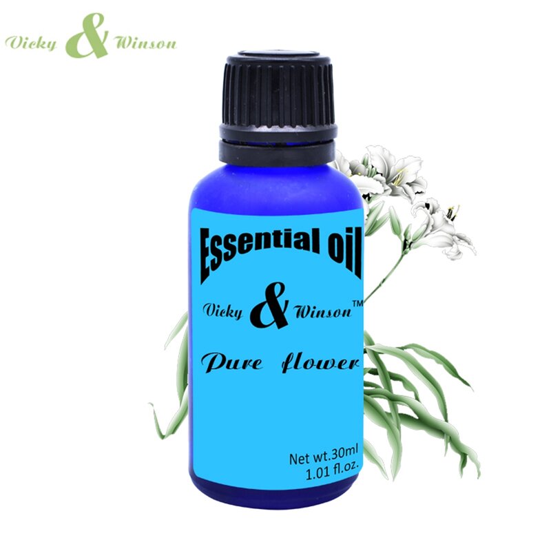 Vicky& winson-Aceites Esenciales de aromaterapia de flor pura, humidificador de aroma soluble en agua, desodorización de aceite, 30ML