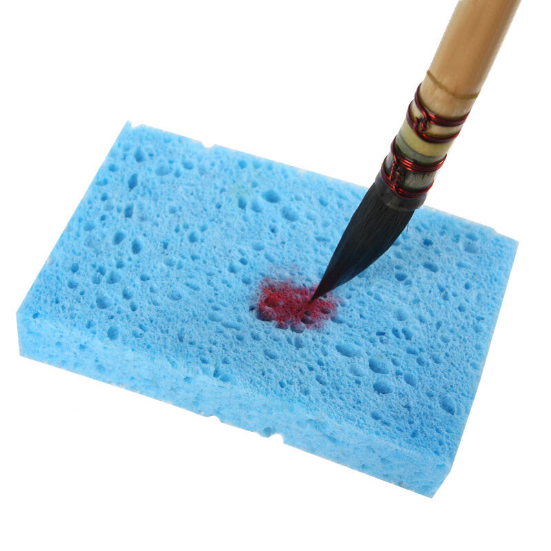 1 pc Watercolor Brush Sponge Soft Magic Sponge For Watercolor/Gouache/Acrylic Painting Cleaning Tool Water Absorbent Sponge