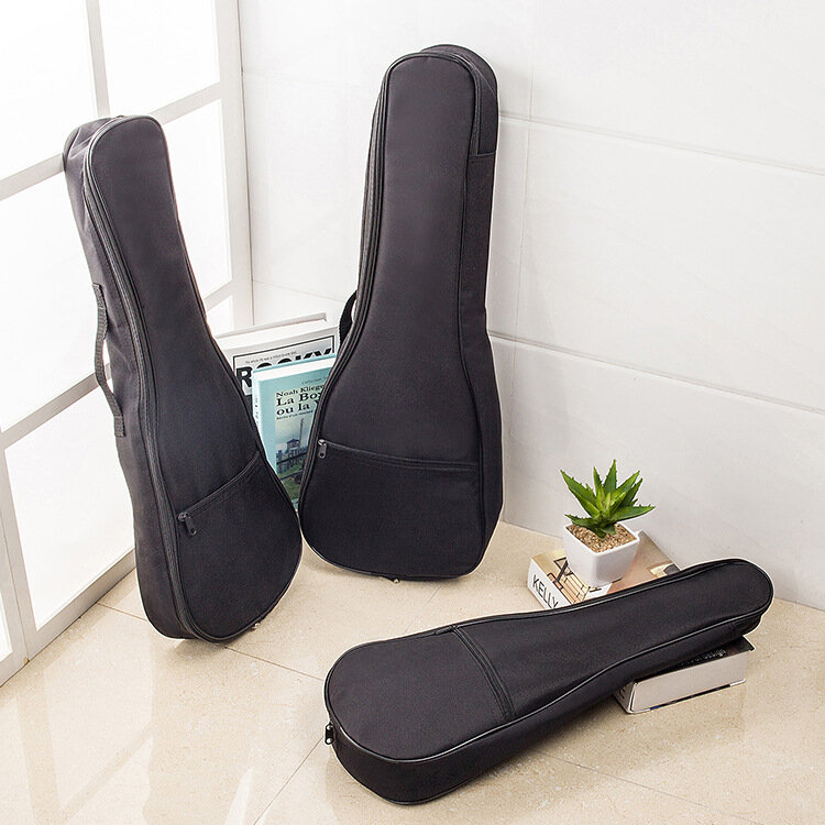 Ukulele Bag 21/23/26 Inch Portable Waterproof Musical Instrument Single Shoulder Bag Soprano Guitar CaseTas Guitar Carry Case