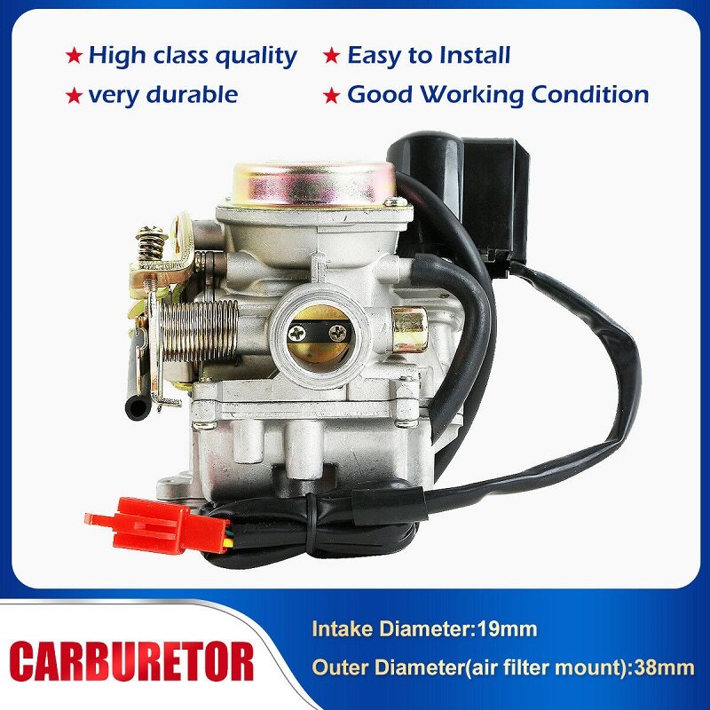Motorcycle new 50cc SCOOTER Carb Carburetor ~ 4 stroke For SUNL BAJA 50cc chinese GY6 139QMB engine moped ROKETA JCL TaoTao