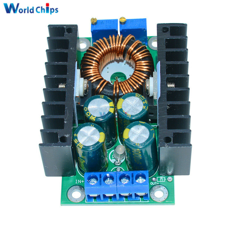 300w xl4016 DC-DC max 9a降圧型バックコンバーター5-40v〜1.2-35v arduino用の調整可能な電源モジュールledドライバー