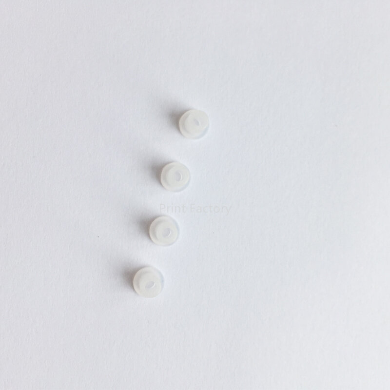 4 sztuki pustych wtyczek CISS biały przezroczysty atrament gumowa zatyczka puste złącze do wkładki