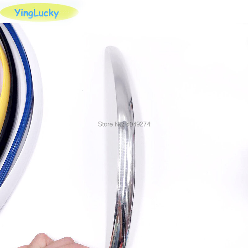 Yinglucky-32.8ft 10m 길이 16mm /19mm 너비 아케이드 MAME 게임기 캐비닛 크롬/블랙 몰딩, 플라스틱 T-몰딩 T 몰딩